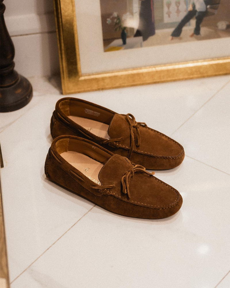 Calzoleria Toscana｜CEVIS Driving Shoes・Brick Suede