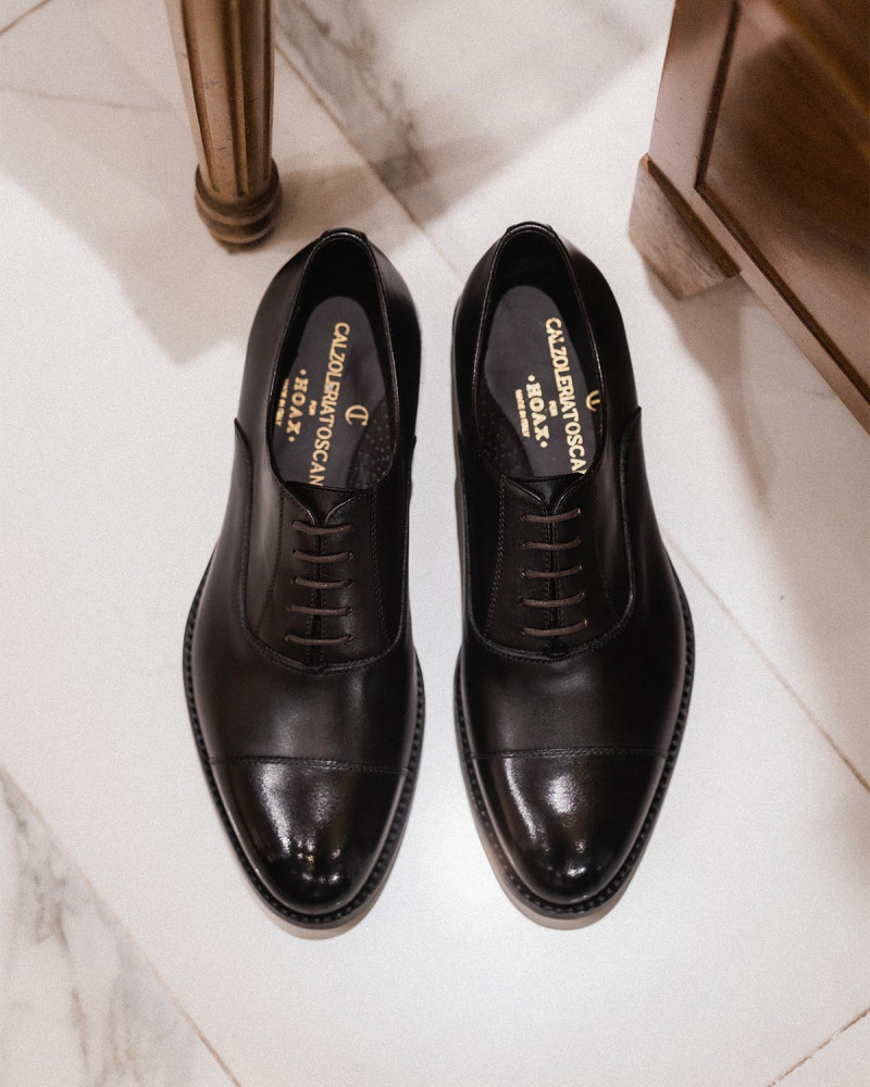 Calzoleria Toscana｜FONDI Captoe Oxford・Dark Brown Patina