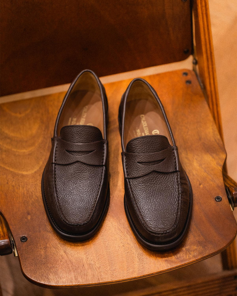 Calzoleria Toscana｜RAIMO Penny Moccasins・Dark Brown
