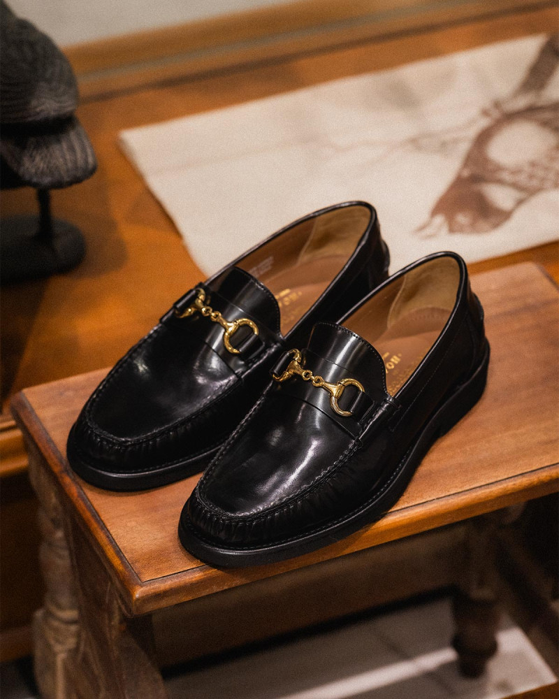 Calzoleria Toscana｜RODAS Horsebit Moccasins・Black Cordovan Colour
