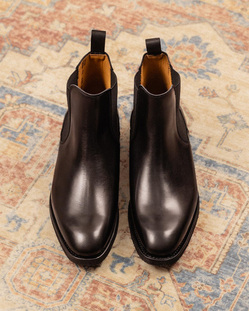 Berwick1707 for HOAX|303 Vibram® "Moonlight" Chelsea Boots・Black Berwick1707 for HOAX|303 Vibram® "Moonlight" Chelsea Boots・Black