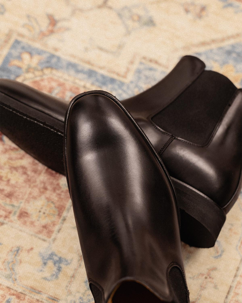 Berwick1707 for HOAX|303 Vibram® "Moonlight" Chelsea Boots・Black Berwick1707 for HOAX|303 Vibram® "Moonlight" Chelsea Boots・Black