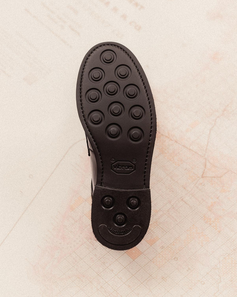 Berwick1707 for HOAX・Women|Classic Penny Loafers w/ Vibram® sole・Black Berwick1707 for HOAX・Women|Classic Penny Loafers w/ Vibram® sole・Black